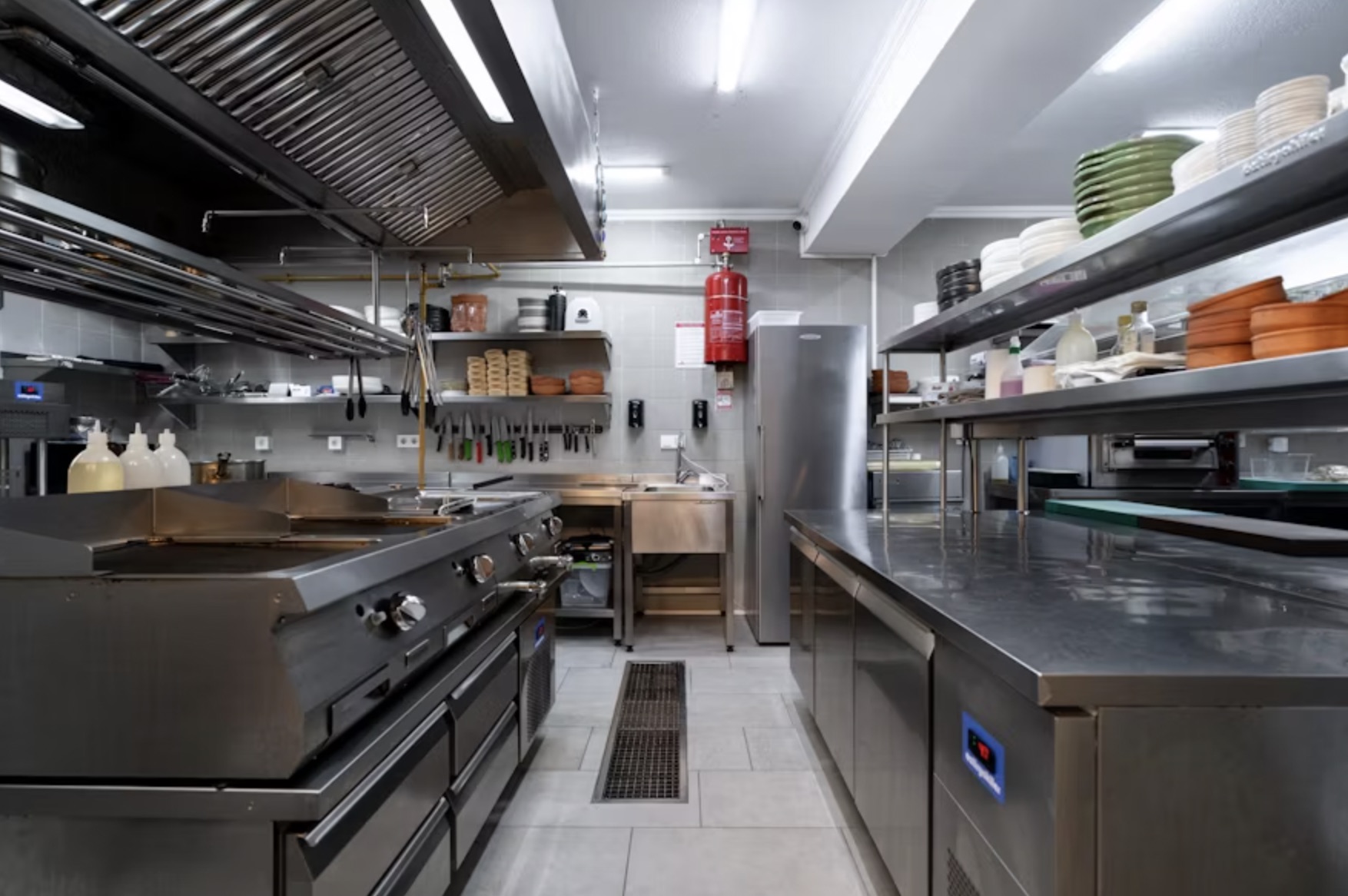 commercial kitchen